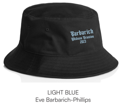 Black Adult Bucket Hat - Barbarich Family Reunion
