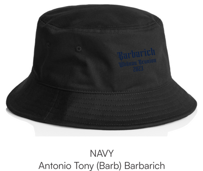Black Youth Bucket Hat - Barbarich Family Reunion