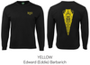 Black Adult Long Sleeve Tee - Barbarich Family Reunion Size 4XL-7XL
