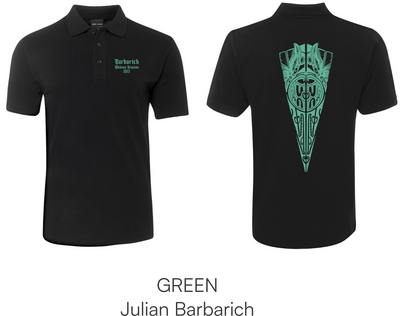 Black Youth Polo - Barbarich Family Reunion Youth Sizes 2-14