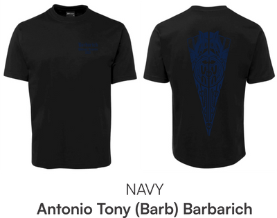 Black Adult T-shirt - Barbarich Family Reunion Sizes 2XS-3XL
