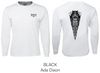 White Youth Long Sleeve Tee - Barbarich Family Reunion Youth Sizes 4-10