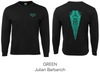 Black Adult Long Sleeve Tee - Barbarich Family Reunion Size 4XL-7XL