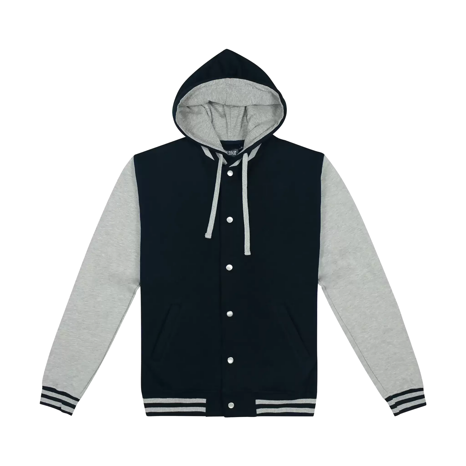 Hooded Letterman Jacket