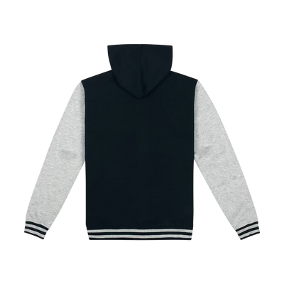 Hooded Letterman Jacket