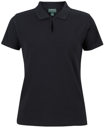 Ladies Cotton SS Stretch Polo