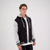 Hooded Letterman Jacket