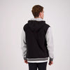 Hooded Letterman Jacket