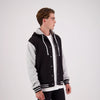 Hooded Letterman Jacket