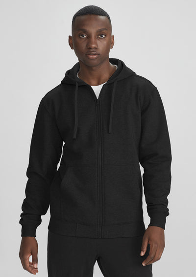 Mens Crew Zip Hood