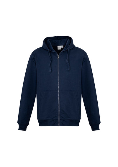 Mens Crew Zip Hood