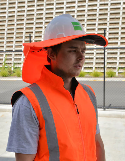 Hard Hat with Protective Brim