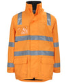 Aust. Rail (D+N) Zip Off Sleeve Longline Jacket