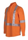 Hi Vis (D+N) L/S 150g  Cross Back Tape Shirt