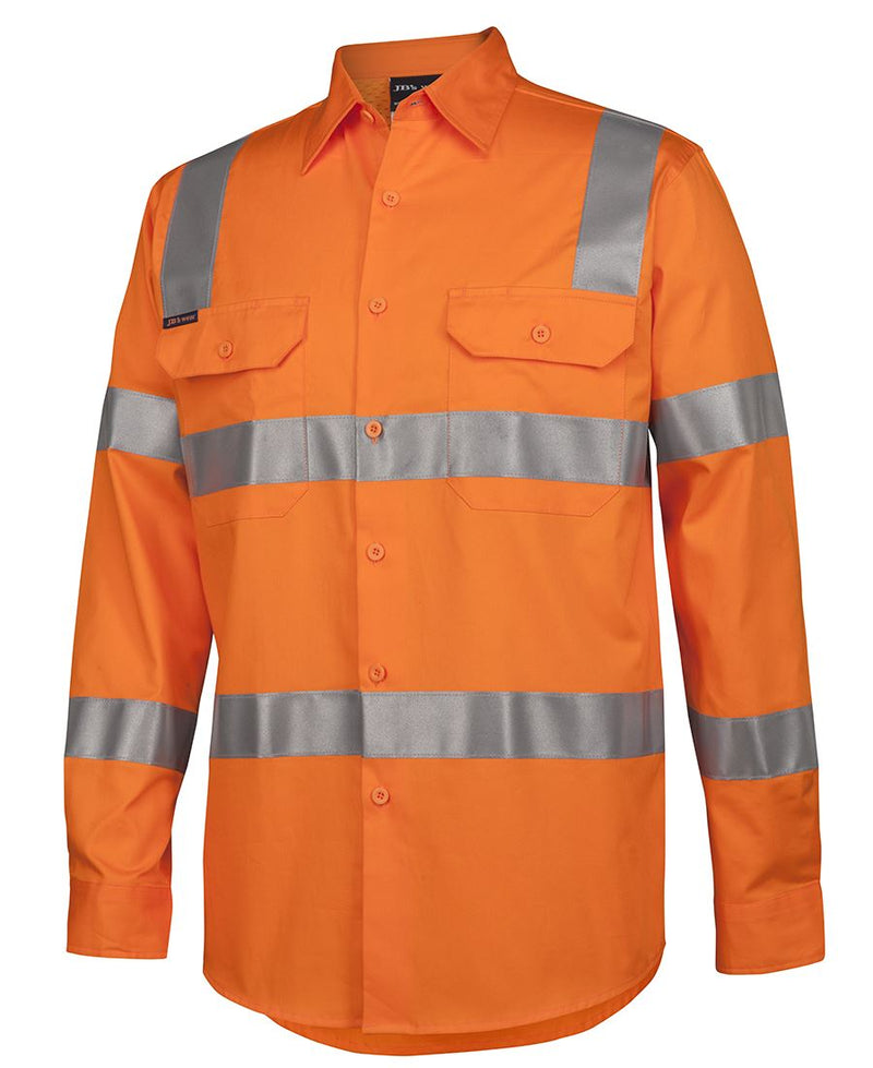 Hi Vis (D+N) L/S 150g  Aust. Rail Work Shirt