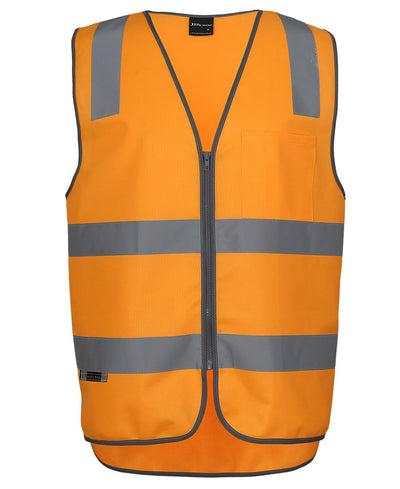 Aust. Rail (D+N) Zip Safety Vest Vest