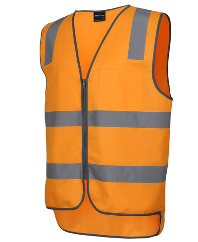 Aust. Rail (D+N) Zip Safety Vest Vest