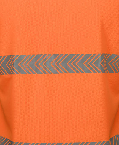 Hi Vis L/S Segmented Tape Polo