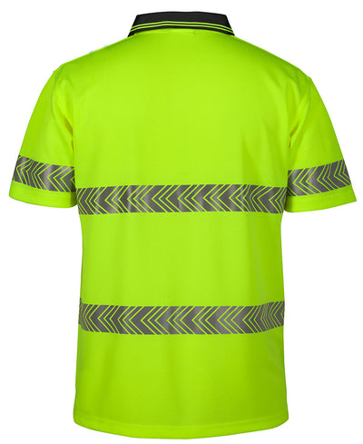 Hi Vis S/S Segmented Tape Polo