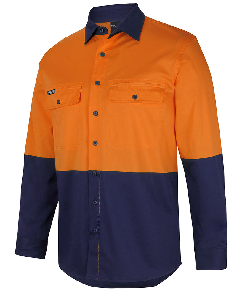 Hi Vis L/S Stretch Work Shirt