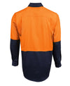 Hi Vis L/S 190g  Close Front Shirt