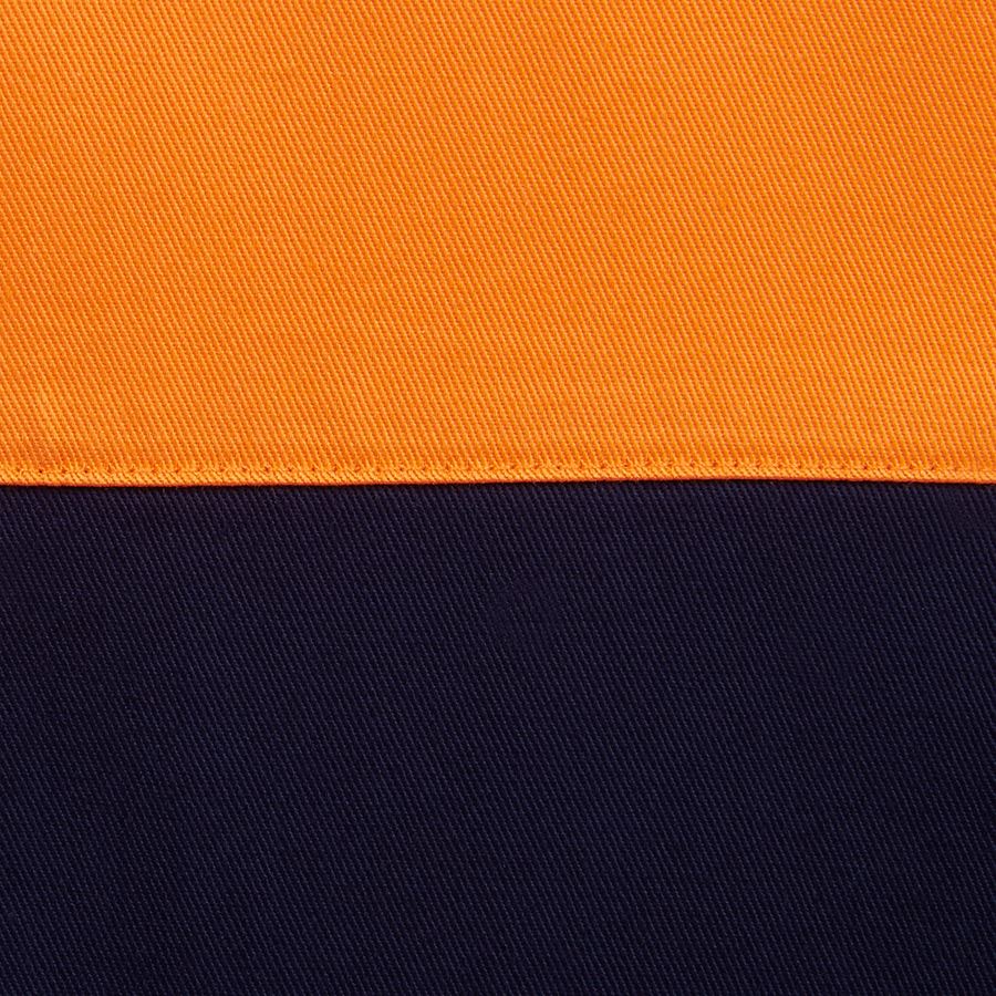 Hi Vis L/S 190g  Close Front Shirt