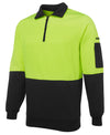 Hi Vis 1/2 Zip Fleecy