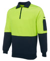 Hi Vis 1/2 Zip Fleecy