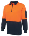 Hi Vis 1/2 Zip Fleecy