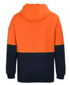 Hi Vis 1/2 Zip Fleecy Hoodie