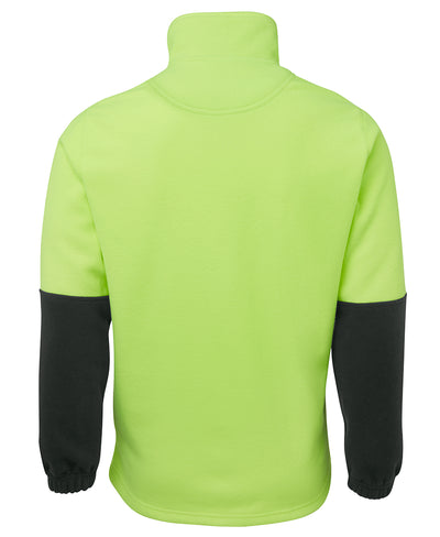 Hi Vis 1/2 Zip Polar Fleece