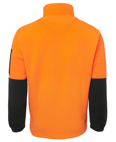 Hi Vis 1/2 Zip Polar Fleece