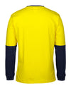 Hi Vis L/S Cotton Crewneck T-shirt