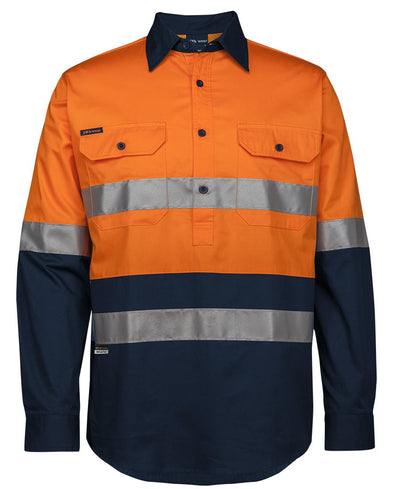 Hi Vis (D+N) Close Front 150g  Work Shirt