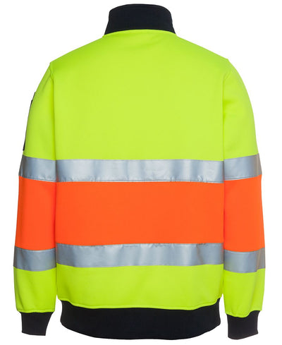 Hi Vis 1/2 Zip (D+N) Fleecy Sweat