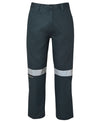 Mercerised Work Trouser with Reflective Tape