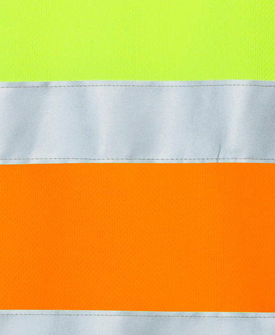 HI VIS BIO MOTION (D+N) L/S POLO WITH REFLECTIVETAPE