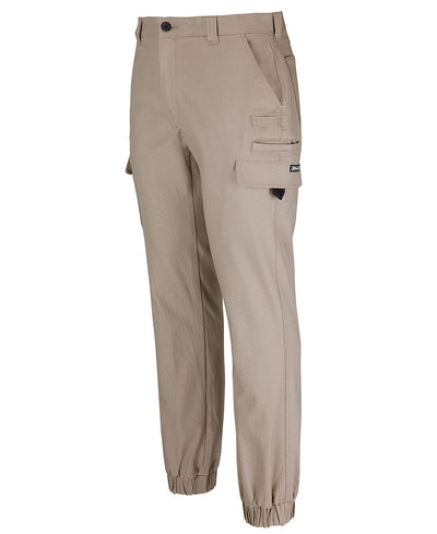 Multi Pocket Stretch Canvas Jogger