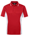 Mens Contrast Polo