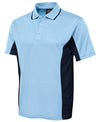 Mens Contrast Polo