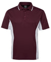 Mens Contrast Polo