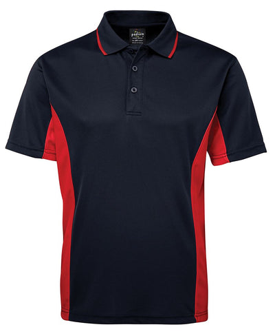 Mens Contrast Polo