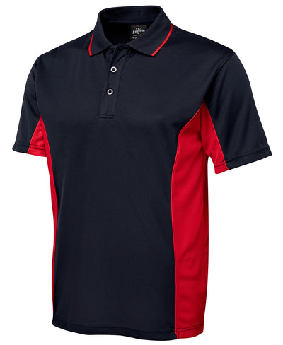 Mens Contrast Polo