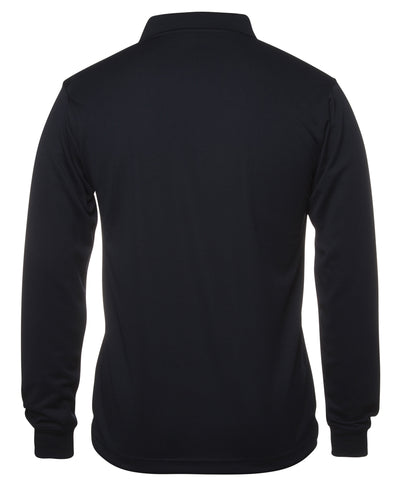 Mens Long Sleeve Poly Polo