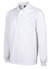 Mens Long Sleeve Poly Polo