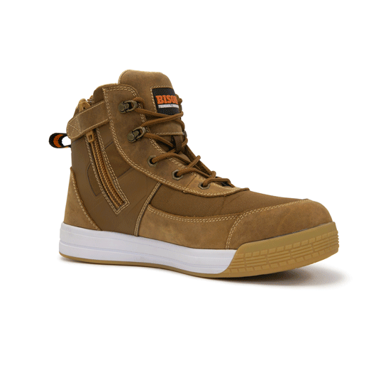 Bison Dune Zip Side Lace Up Boot