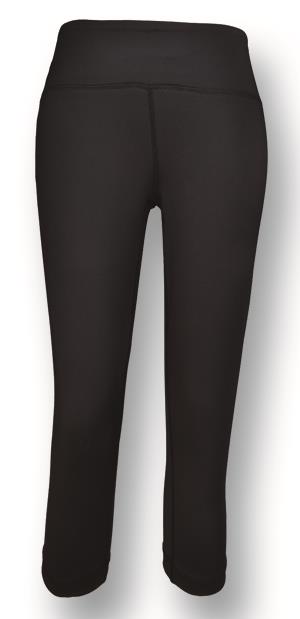 Ladies High Waisted 3/4 Length Gym Tights