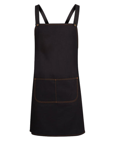 JB's Cross Back Denim Apron (with custom straps)