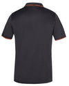 Mens Jacquard Contrast Polo