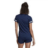 Adidas Team 19 Womens Short Sleeve Jersey - Navy/White